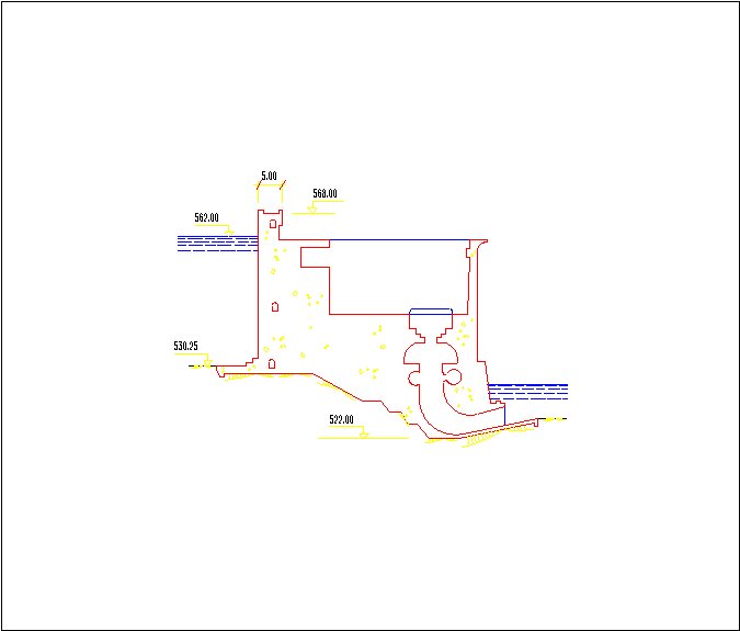 Planos presa Castro Collado