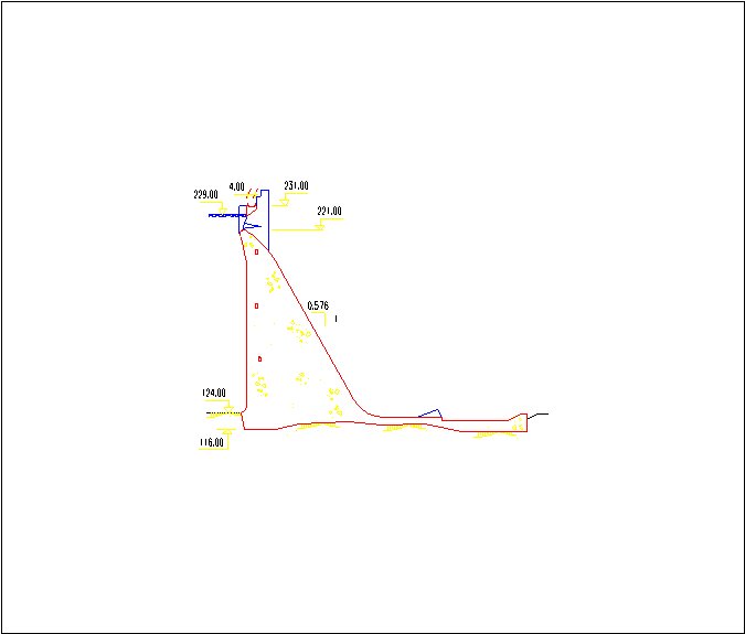 Planos presa San Esteban (Santo Estevo)
